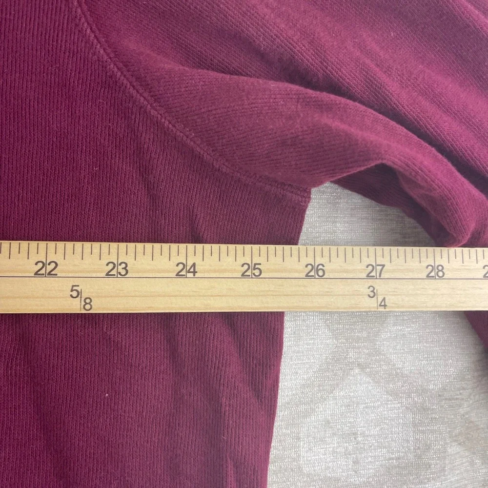 Polo Ralph Lauren Estate Rib Mens XL Burgundy‎ Quarter Zip Pullover Sweater